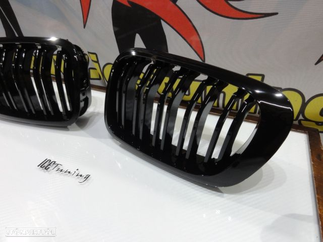 Grelha frontal BMW E46 COUPE / CABRIO 99-03 M4 look / dupla lamina C/2 anos de garantia - 10