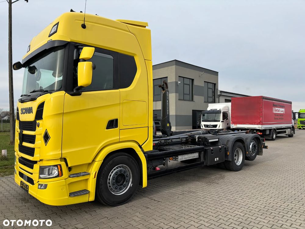 Scania S450 6x2  Meiller RS 21.70 hakowiec , bezwypadkowa , serwis w Scania, (nie HIAB, PALFINGER, VDL, HYVA,) Nowy model NG , model Scania S - 3