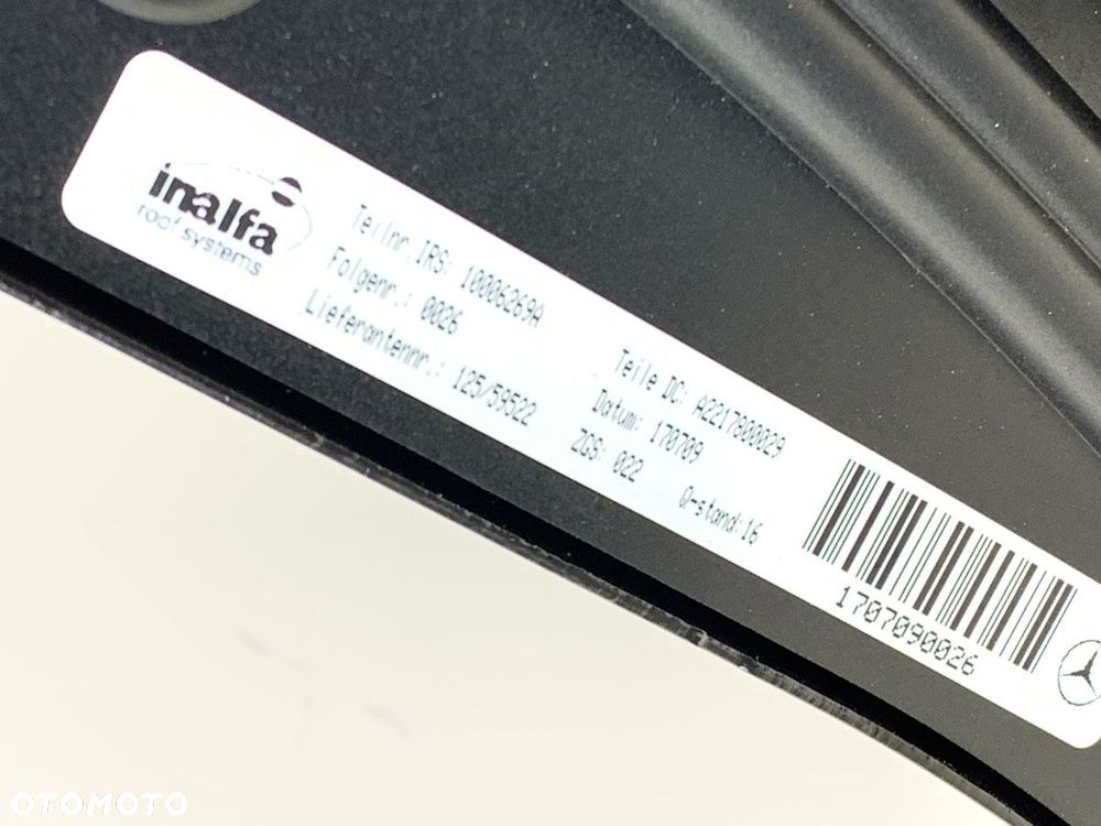 SZYBERDACH  MERCEDES-BENZ KLASA S (W221) 2005 - 2013 S 400 Hybrid 220 kW [299 KM] Hybryda silnik - 5