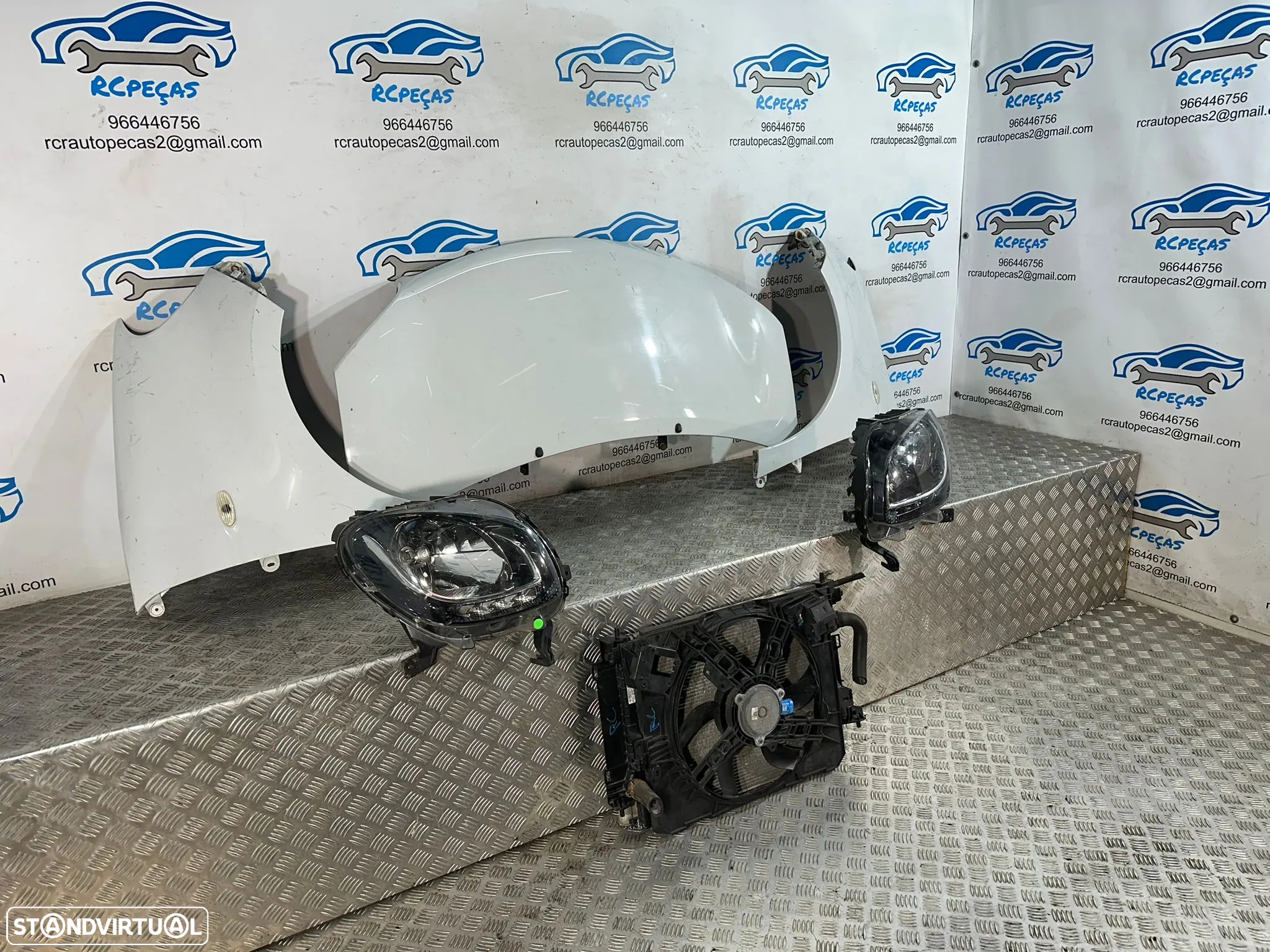 FRENTE SMART FORFOUR II 2 MK2 HATCHBACK 453 CAPOT PARACHOQUES GUARDA-LAMAS OTICAS RADIADOR VENTILADOR - 9
