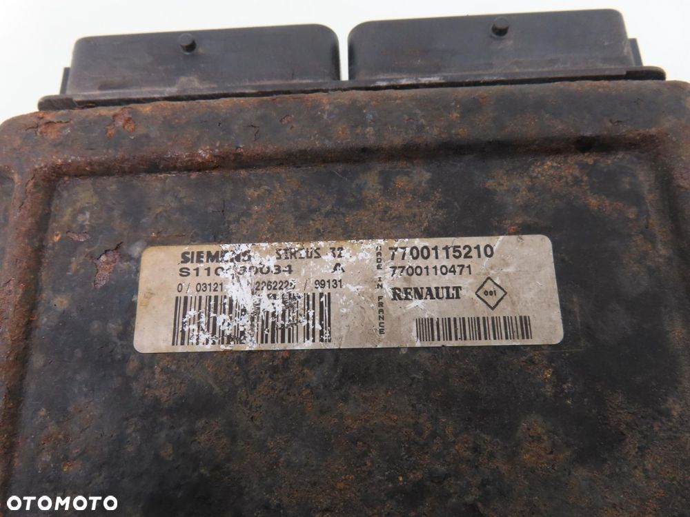 STEROWNIK RENAULT MEGANE I 1.6 S110030034A 7700115210 - 5