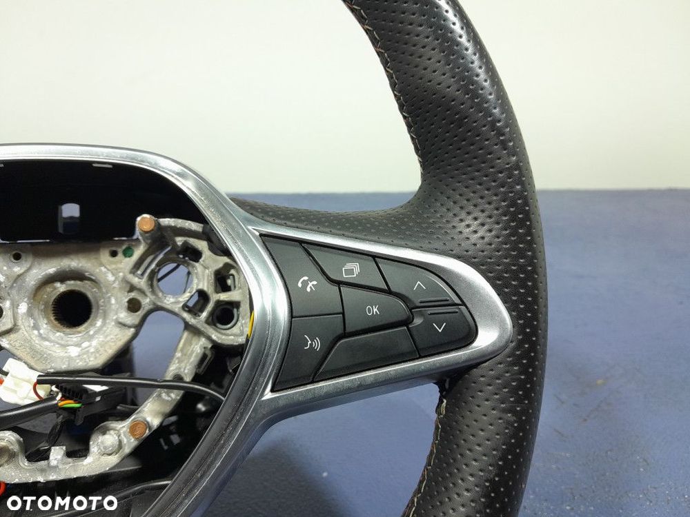 RENAULT ARKANA RS LINE 20-23 KIEROWNICA SKÓRZANA GRZANA 484004761R - 3