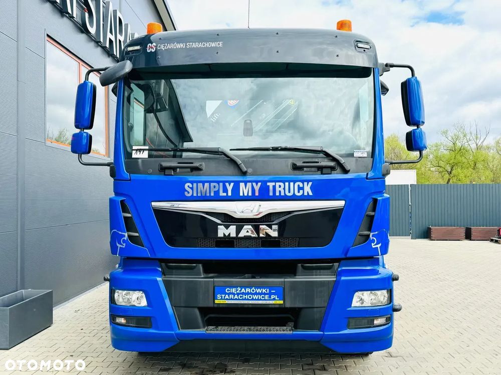 MAN MAN TGM TGL TGS 18.250 E6 // orginał. przebieg 107tys km // 4x2 // żuraw HMF 1420 K2 HDS dzwig kran crane - 13
