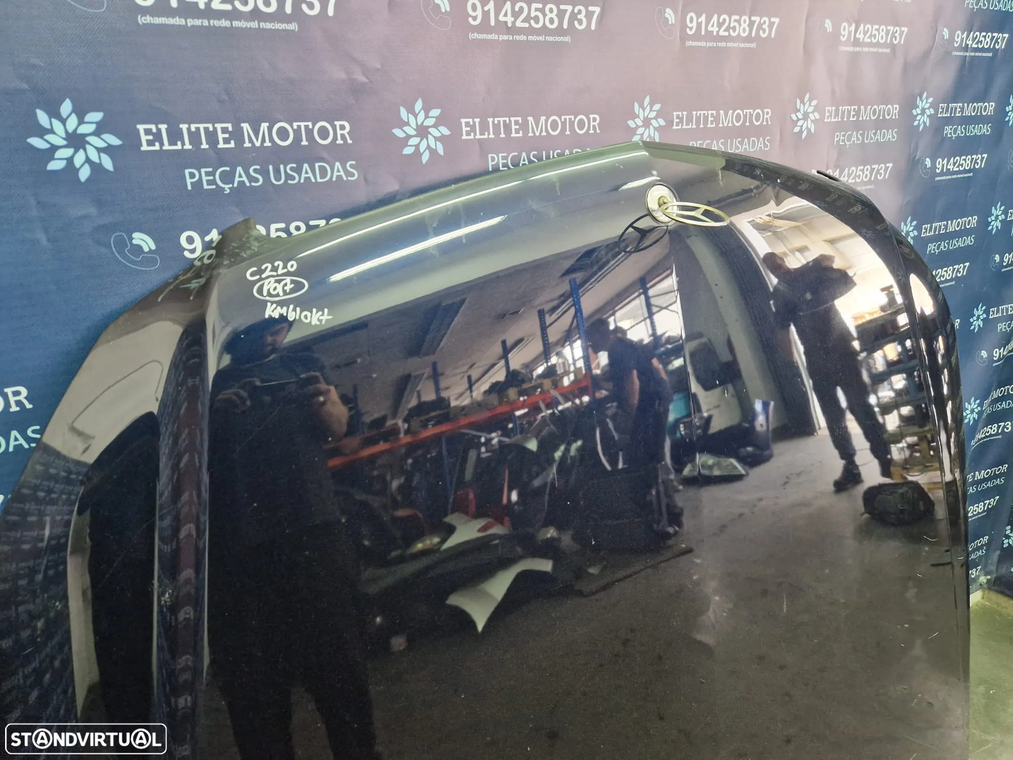 Frente completa usada MERCEDES CLASS C W204 FACELIFT FASE 2 CDI parachoques oticas capot guardalamas reforço - 16