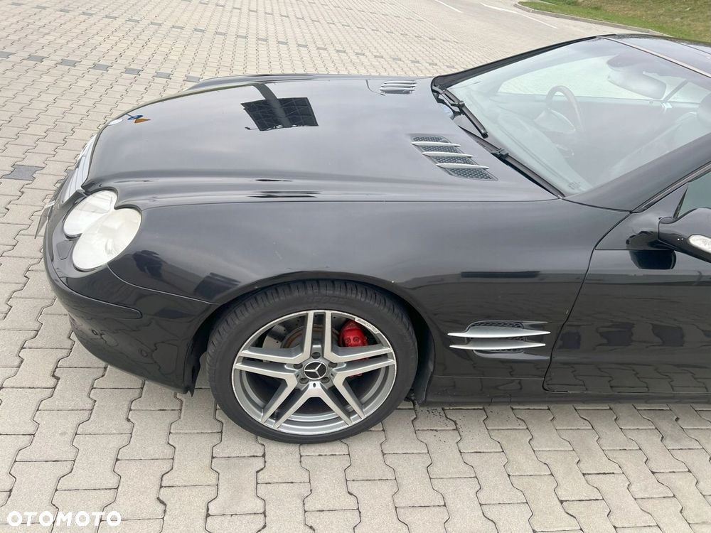 Maska pokrywa silnika kompletna Mercedes SL R230 W230 SL500 SL350 kolor 197 - 11