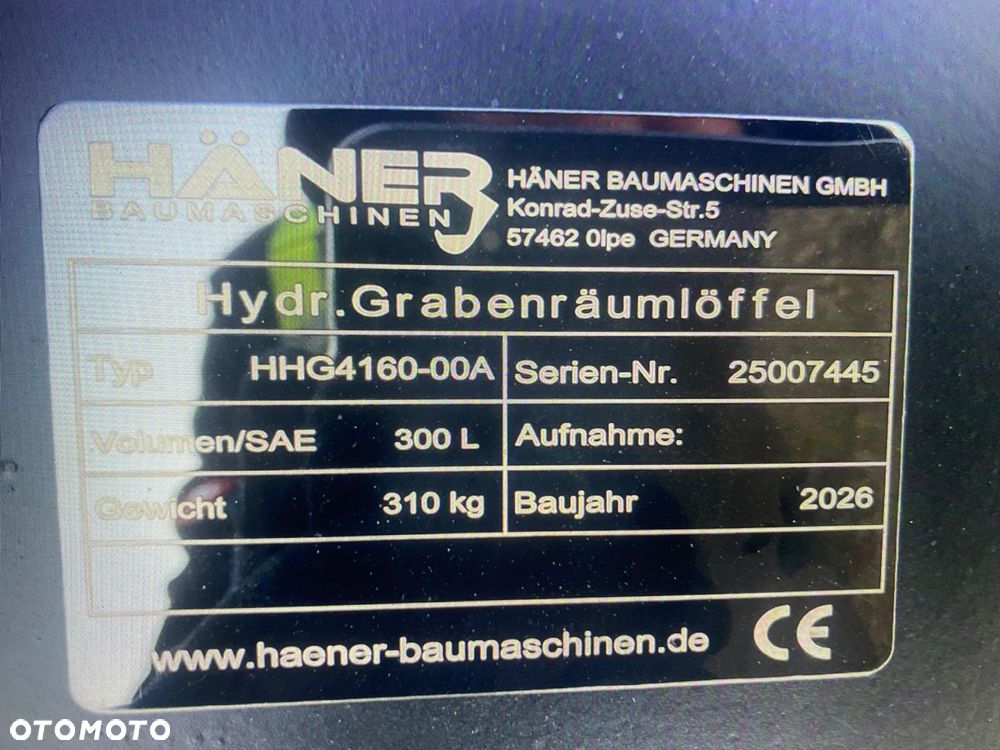 Inny Nowe łyżki skarpowe hydrauliczne Haener 1000 / 1400 / 1600 mm - 3