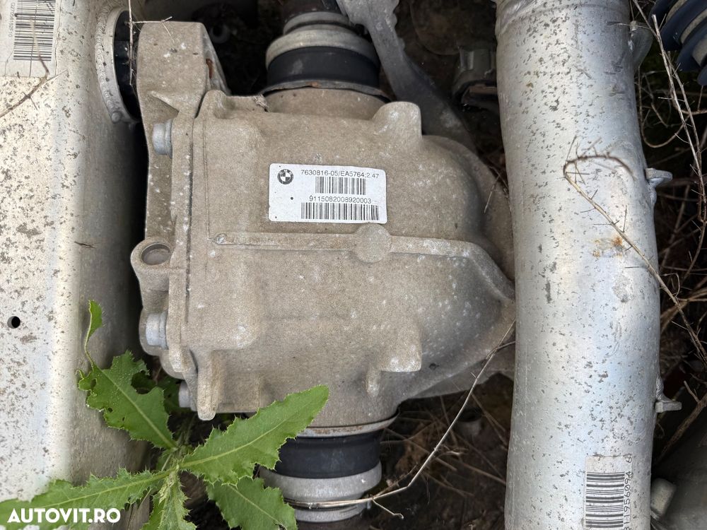 Diferențial / Grup spate BMW Seria 530 dx 530D 5 F10 F11 (Carcasă mare) - Raport 2.47 Coduri 33107630816 (ștanțat scurt ca 7630816-05) 7630817 - 1