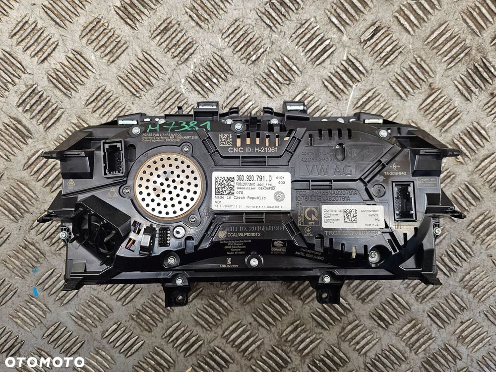 LICZNIK ZEGARY VIRTUAL COCKPIT LED VW PASSAT B8 ARTEON 3G0920791D - 2