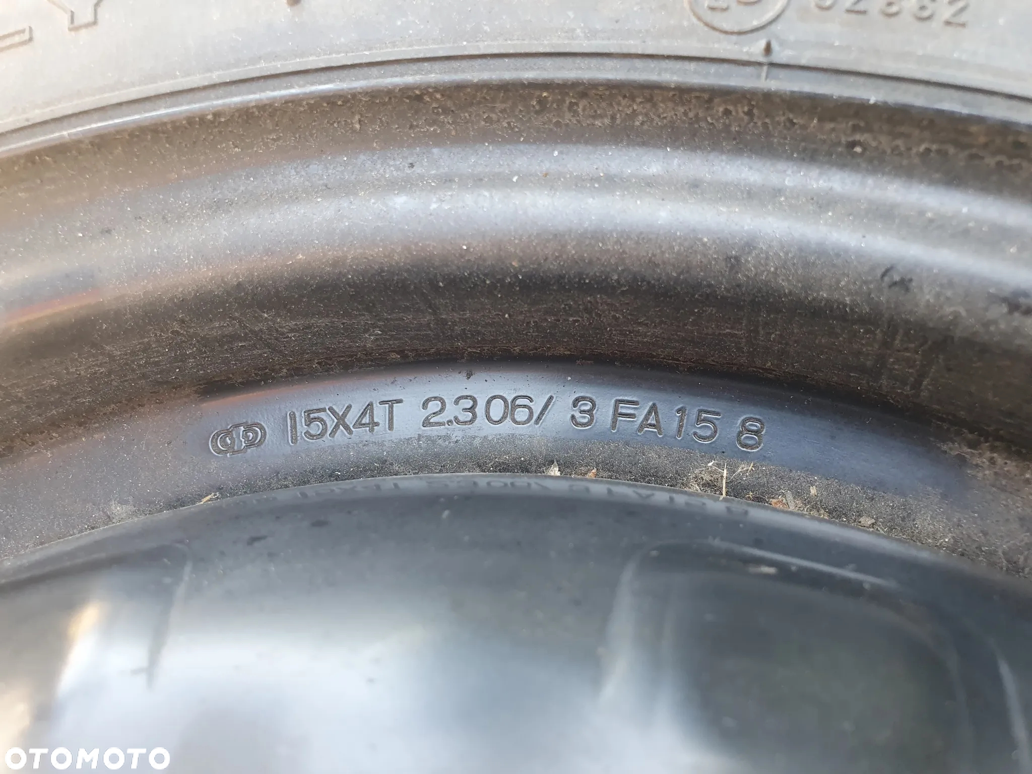 TOYOTA YARIS I II KOŁO DOJAZDOWE 15 4T 4x100 125/70/R15 54.1mm - 3