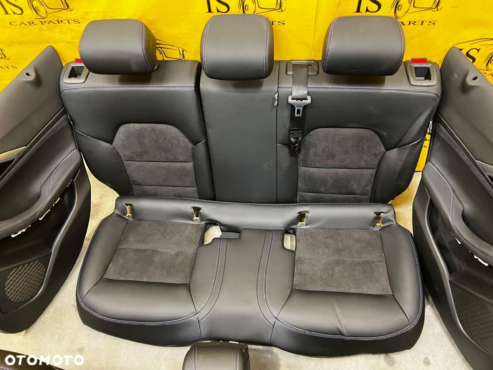 KOMPLET FOTELE WNĘTRZE KANAPA BOCZKI INFINITI Q30 QX30 SKÓRA ALCANTARA - 9