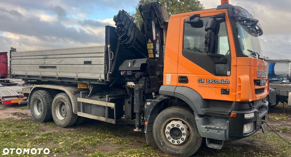 Iveco Trakker 6x4 Hds Hiab 220 Sterowany Radiowo 5-6 Funkcja  Wywrotka Kipper 3 stronny - 1