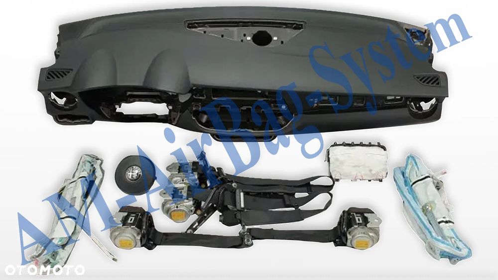 ALFA ROMEO STELVIO Deska Poduszki Pasy AirBag Konsola Kokpit Regeneracja Naprawa - 1