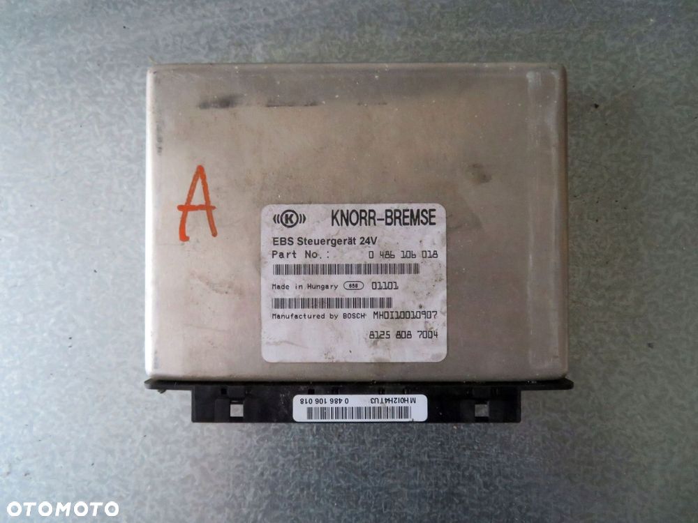 MODUŁ STEROWNIK TGL TGM  0486106018 EBS KNORR MAN 2005- - 1