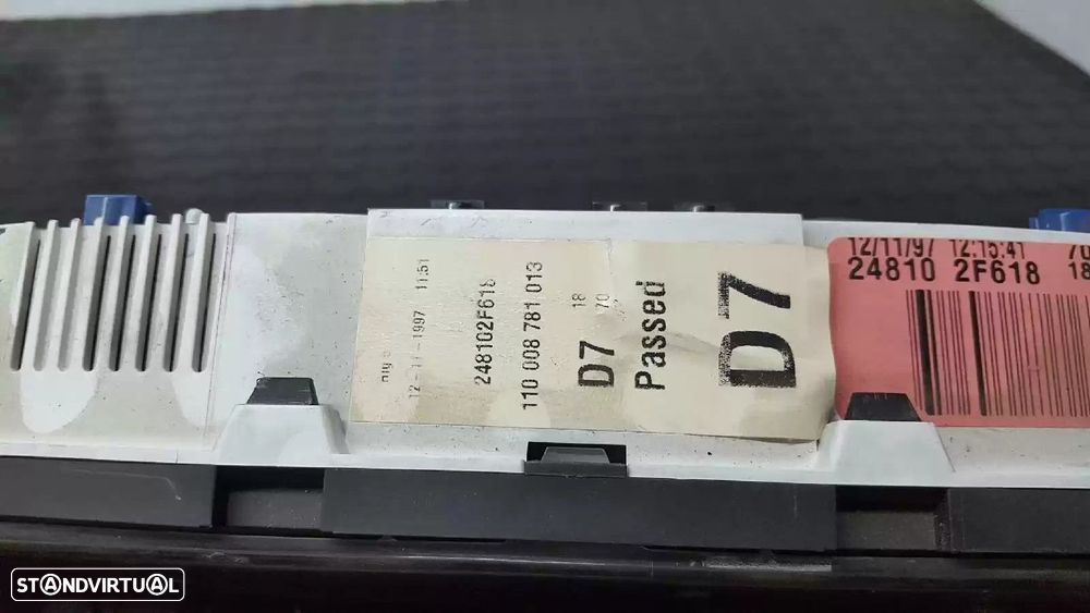 QUADRANTE NISSAN PRIMERA HATCHBACK 1998 -248102F618 - 3