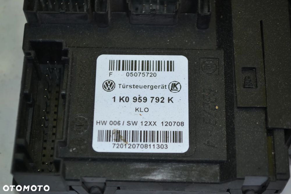 VW AUDI SEAT SILNICZEK SZYBY MODUŁ PRAWY 1K0959792K - 2