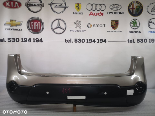 NISSAN QASQAI +2 06- ZDERZAK TYLNI TYŁ NA PDC WYSYŁKA NR AUKCJI ZT-101