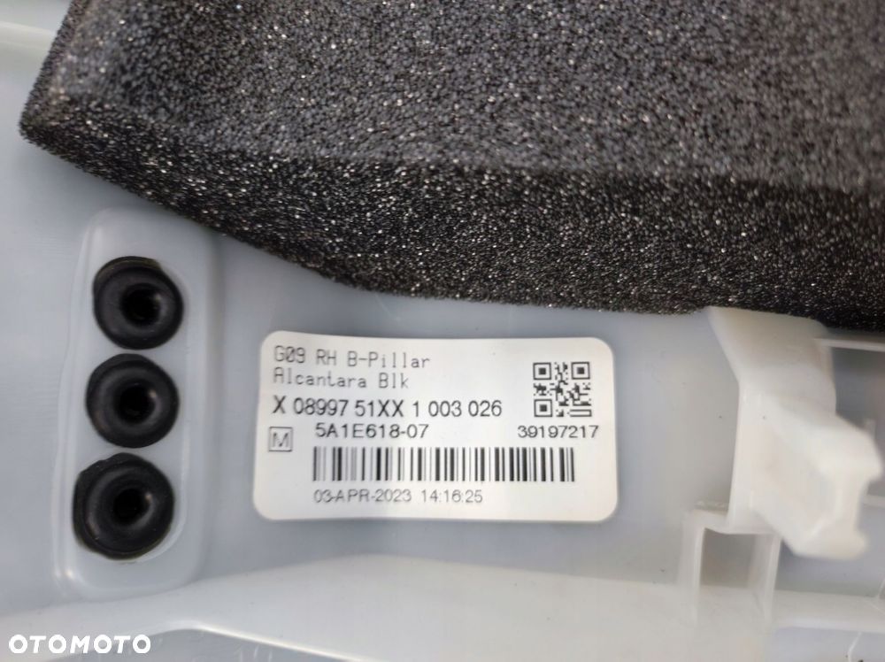 osłona poszycie słupka b prawa środkowa bmw xm g09 - 6