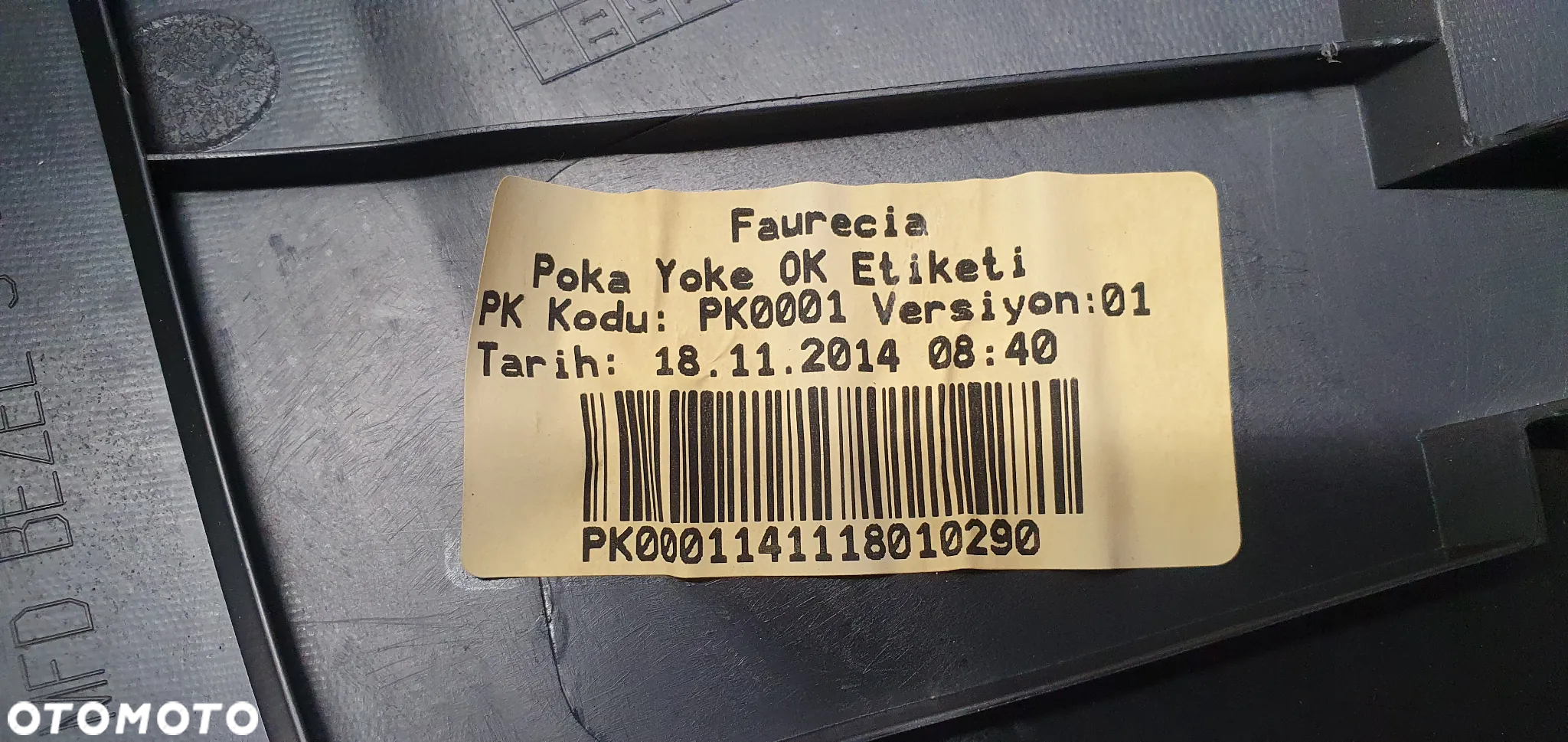 Osłona zaślepka deski konsoli Ford Transit Custom MK8 BK21-V045N56-AD BK21-V045N56-CD - 9