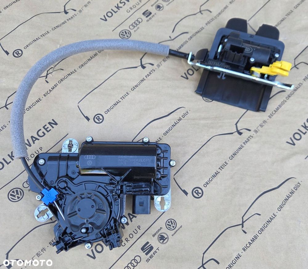 volkswagen multivan t7 zamek klapy tylnej bagażnika 4m0827887d 5ta827506d - 1
