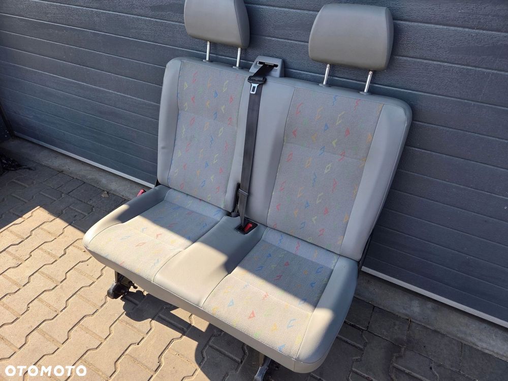 VW T5 T6 fotel podwójny dwójka kanapa 2 rząd TYŁ INKA - 2