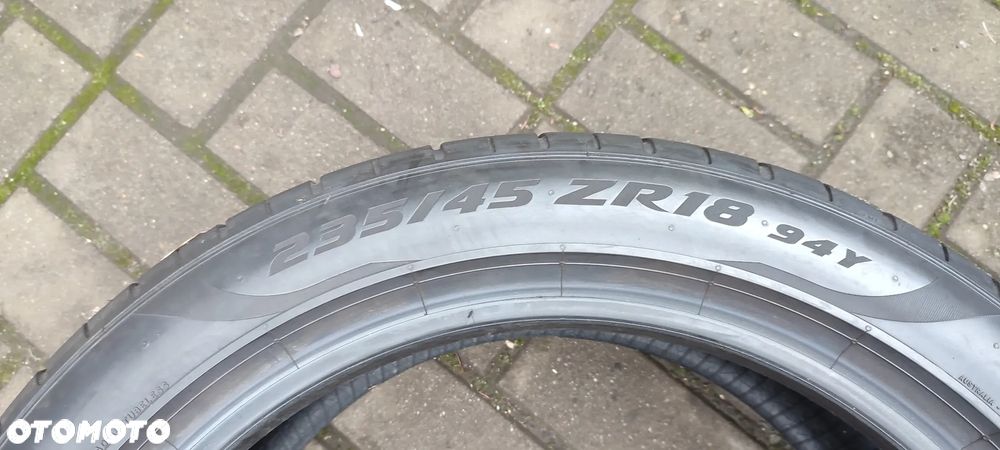 OPONY 235/45R18 PIRELLI PZERO (2817) 6mm LATO 2 SZTUKI PARA - 6