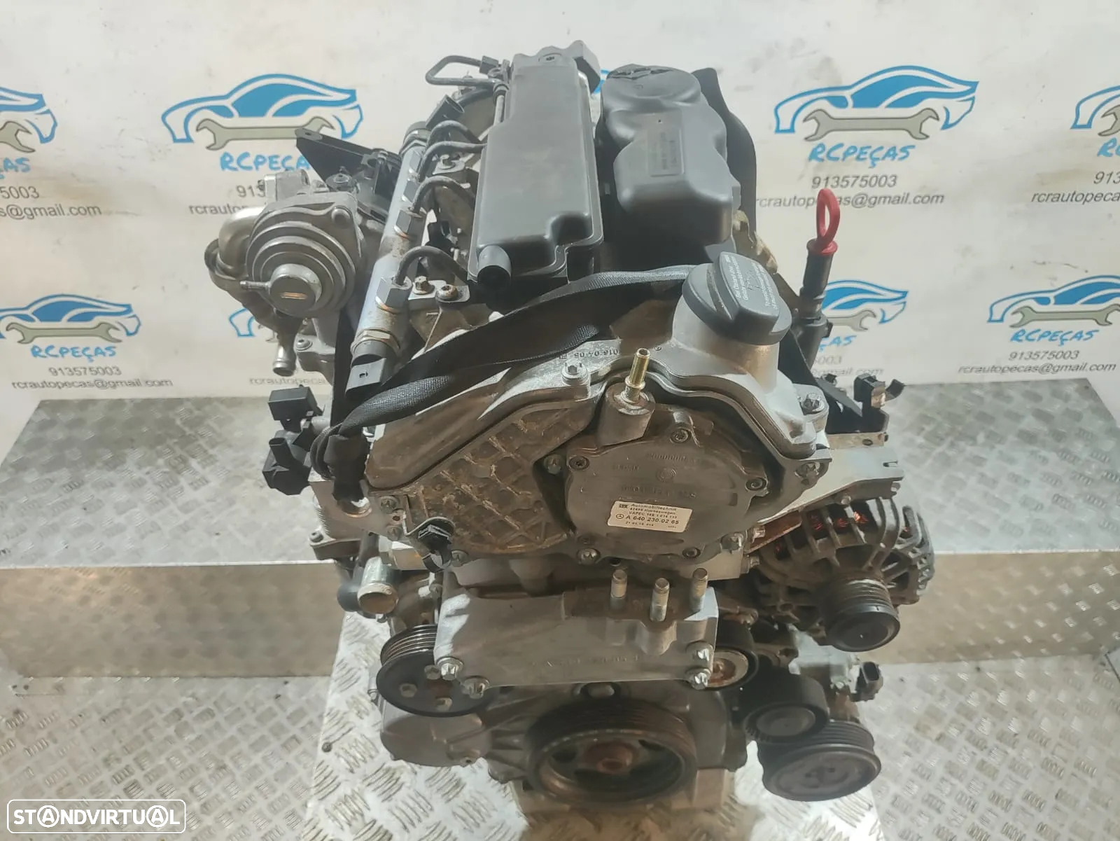 Motor Completo Mercedes Benz Smart Mitsubishi 1.5 CDI 12v 95cv 639939 Injeção Bosch - 4
