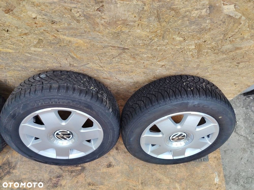 VW BBS 6JX14 5X100 ET43 fi 57,1mm FELGI ALU KOMPLET X4 HANKOOK 185/60R14 - 4