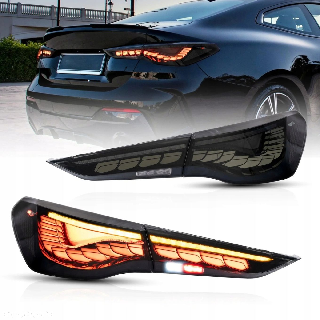 Lampy tyl ne kpl Vland Full Led Neon Oled Tuning Bmw 4 g22 g23 g26 g82 20- - 3