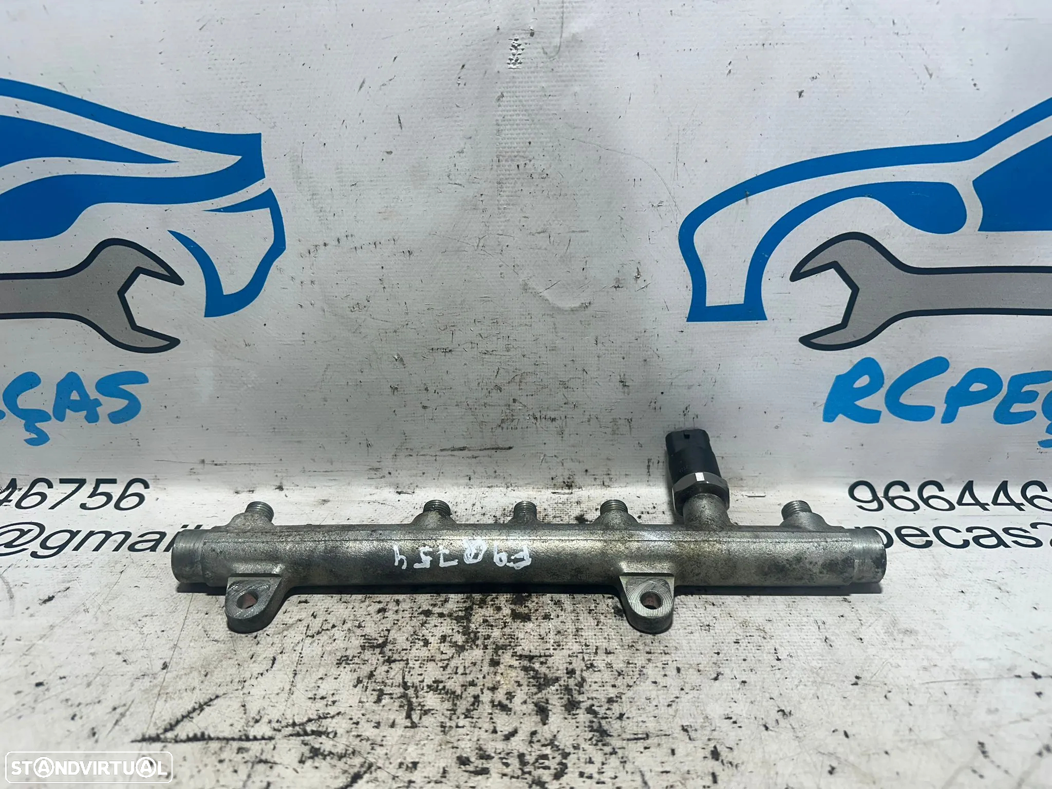 .Régua Alta Pressão Common Rail Bosch Renault F9Q 1.9 dCi 0445214015 7700111013 - 5