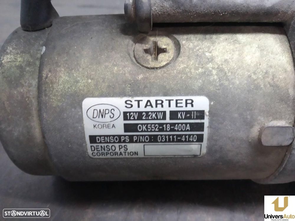 MOTOR ARRANQUE KIA CARNIVAL II 2003 -0K552-18400A - 4
