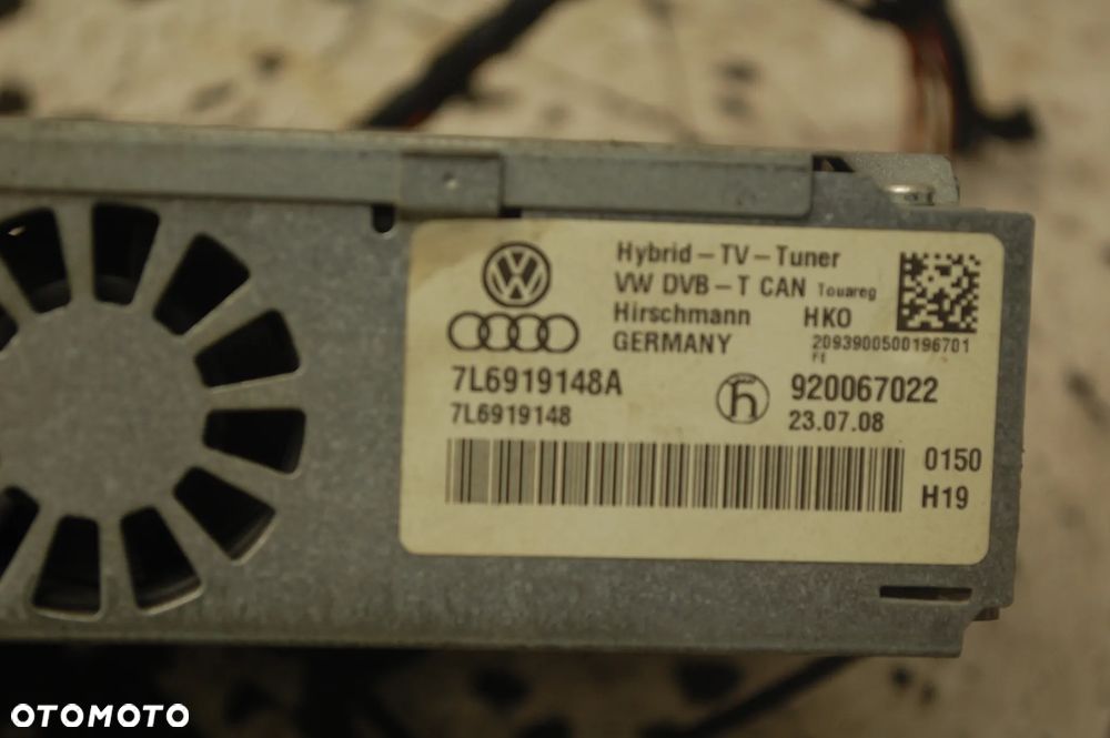 STEROWNIK MODUŁ TUNER TV 7L6919148A VW PHAETON SKODA SUPERB II AUDI SEAT - 5