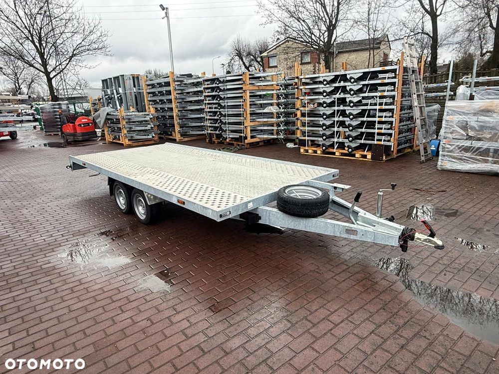 Gala BBG Laweta Gala Phoenix płaska wypełniona alu ryfl 4.5x2,05m koła 195r13c DMC 2700kg lampy LED dostawa MOTOMUS - 1