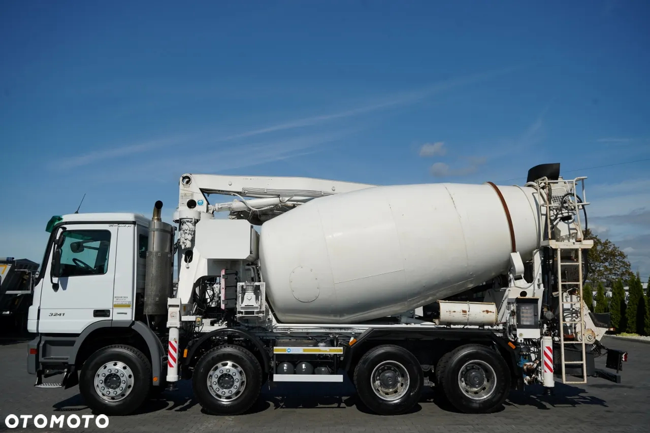 Mercedes-Benz ACTROS 3241 / POMPOGRUSZKA / 8X4 / BETONIARKA + POMPA SERMAC 3Z24 / EPS + SPRZĘGŁO / ALUFELGI - 5