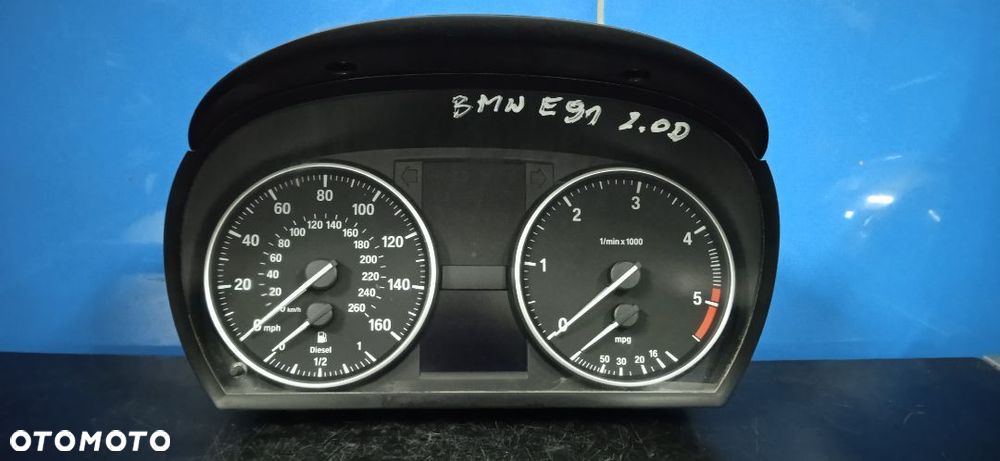 Licznik BMW E91 E90 UK 102538086 - 1