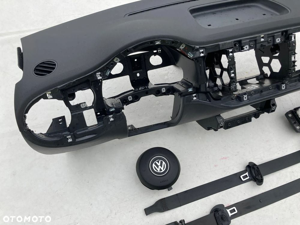 VW NEW BEETLE 5C PAŁĄK KAPOTAŻ AIRBAG ZAGŁÓWEK AIRBAG KIEROWCY PASAŻERA PASY PAS DESKA KONSOLA naprawa regeneracja Raz2 - 6