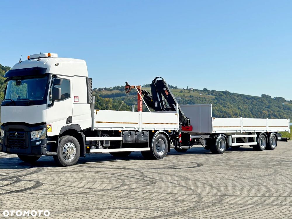 Renault C 440 * HIAB X-HIDUO 138 B-3 / PILOT + PRZYCZEPA* STAN BDB - 4