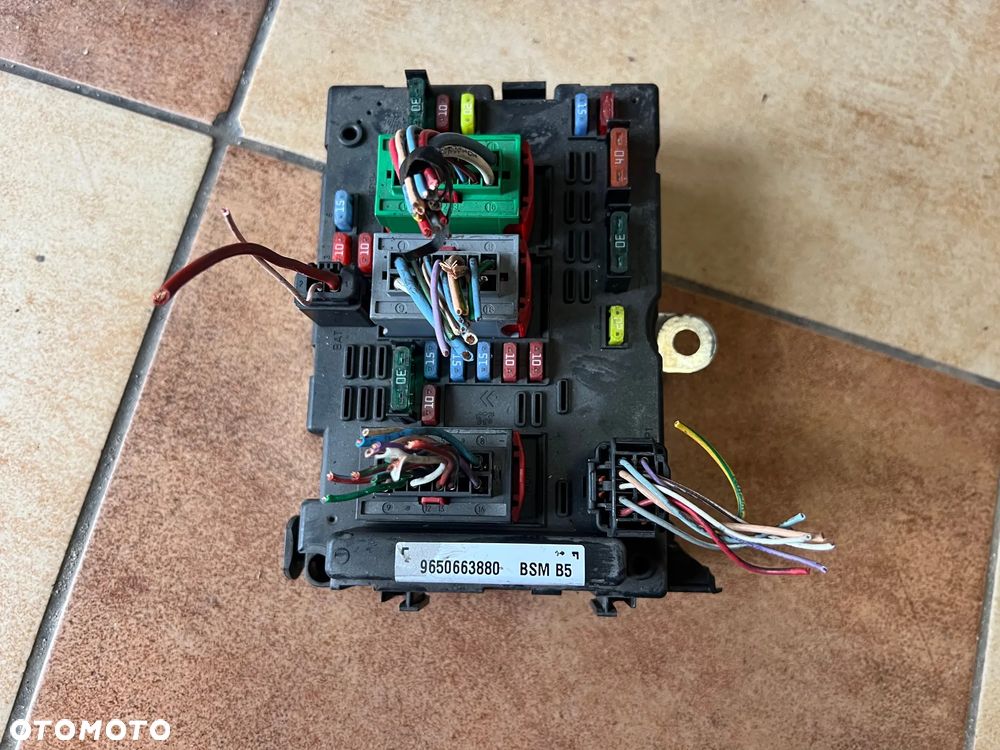 KOMPUTER STEROWNIK MODUŁ BSM B5 B PEUGEOT CITROEN 9650663880 - 1