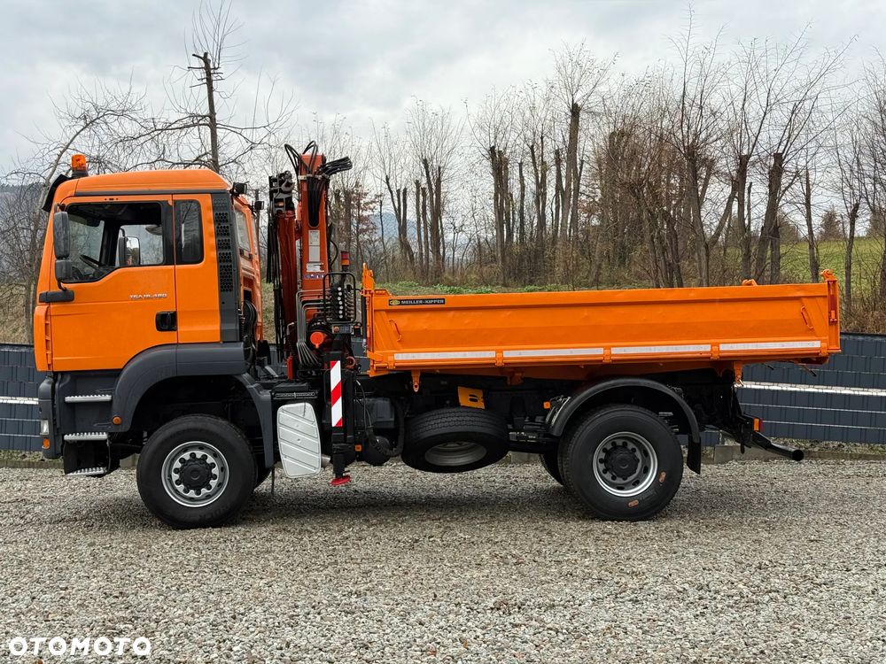 MAN * MAN 18 480 * KIPER WYWROTKA * 4x4 * HDS ATLAS 85* STAN BARDZO DOBRY * Sprowadzony - 9