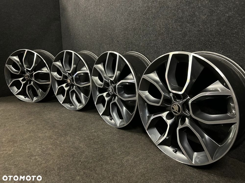 Alufelgi SKODA Kodiaq, Karoq, Superb III, Octavia III 19 cali 5x112 4szt. ładne! - 1