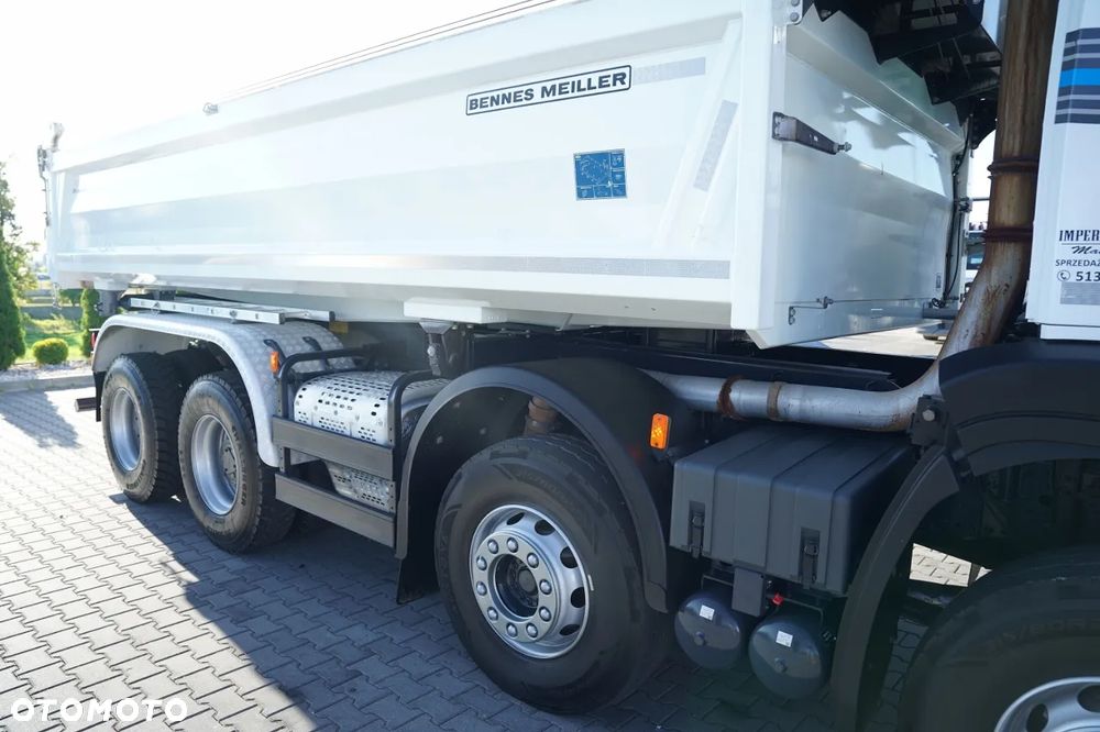 Iveco X-WAY 480 / 8X4 / WYWROTKA DWUSTRONNA / HYDROBURTA / PLANDEKA ELEKTRYCZNA  / OPONY 100% / - 21