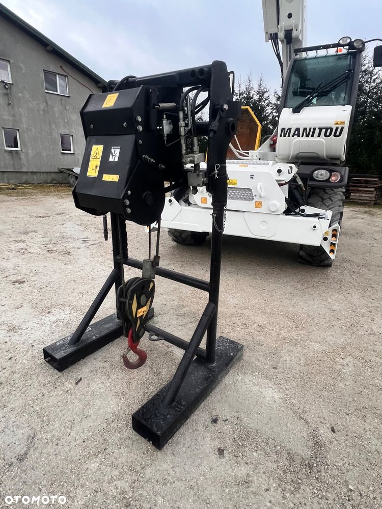 Manitou Ładowarka teleskopowa Manitou Mrt 2150 + Privilage Roto obrotowa 360 Pilot sterowanie radiowe Kosz Widły 2016/17 1840 2550 2540 silnik Mercedes 2150+ Merlo - 13