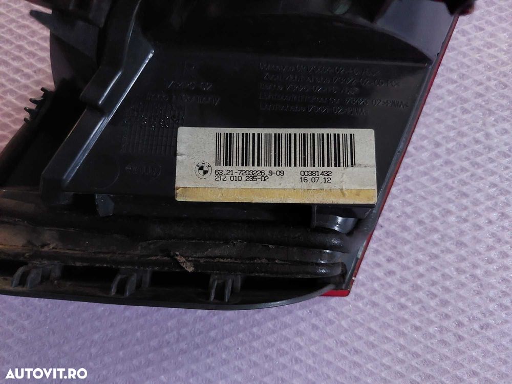 Stop dreapta haion BMW F10 F18 Cod 7203226 - 2