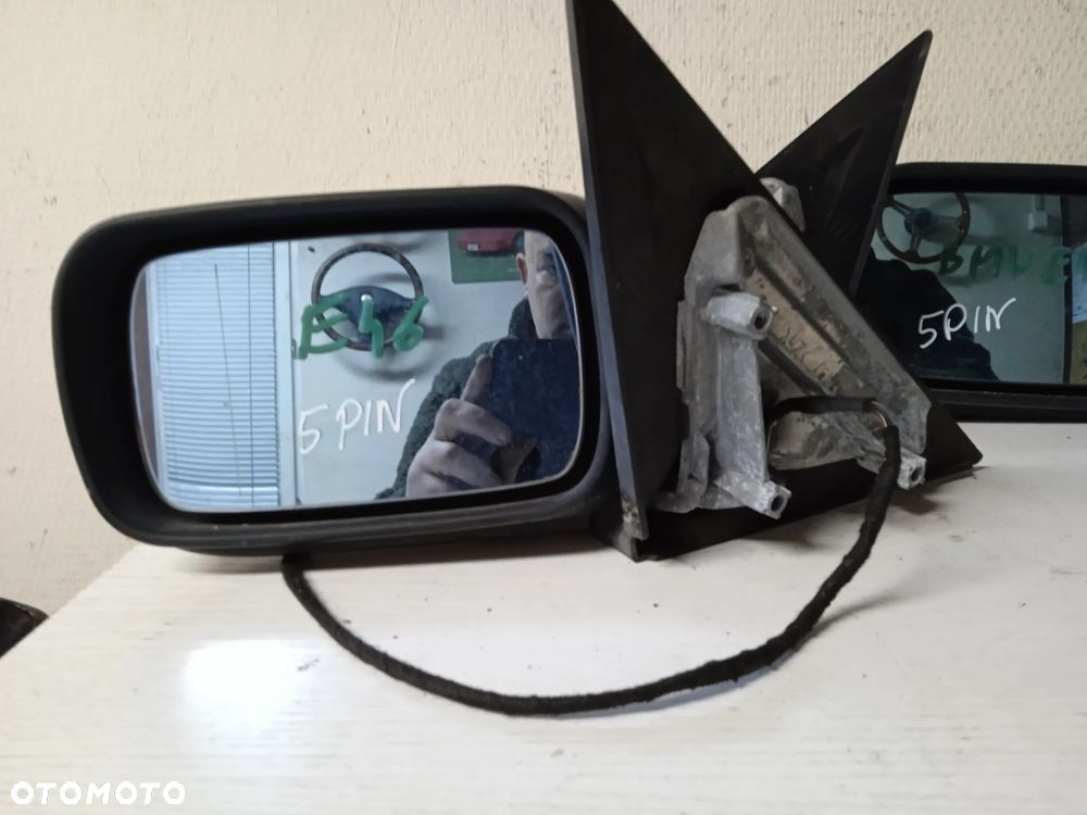 LUSTERKO PRAWE LUB LEWE ELEKTRYCZNE 5PIN BMW E46 - 2