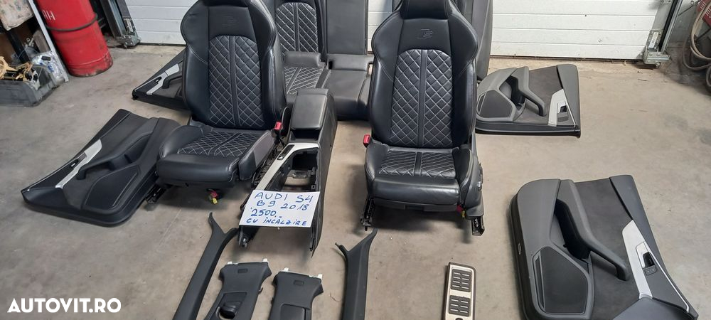 Interior de piele Audi A4 S4 B9 8w 2018 - 6