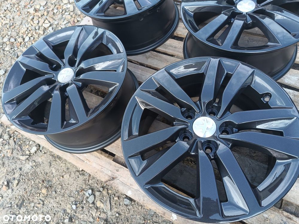 peugeot 308 t9 felgi 16" 5x108 et44 7.0j jak nowe grafit 9677989577 - 3