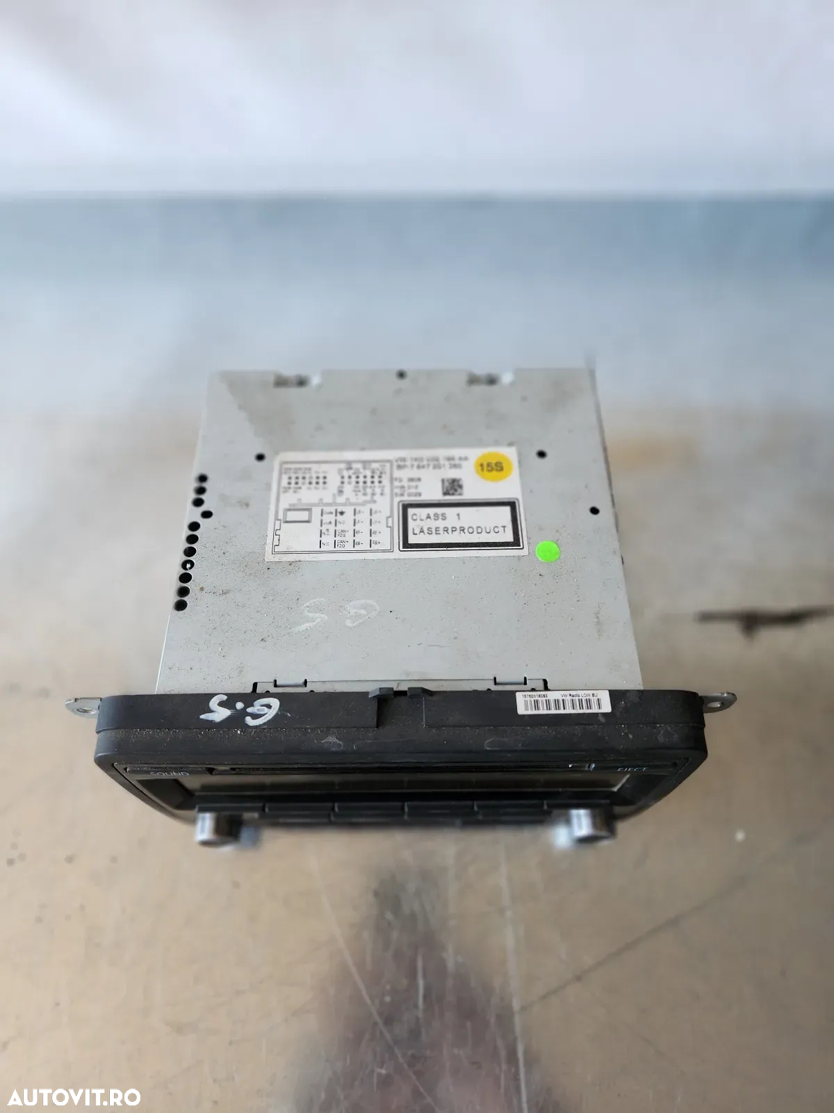 Radio Cd Vw Golf 6 Passat B6 Touran Caddy Golf 5 Etc. Cod 1KAA - 6