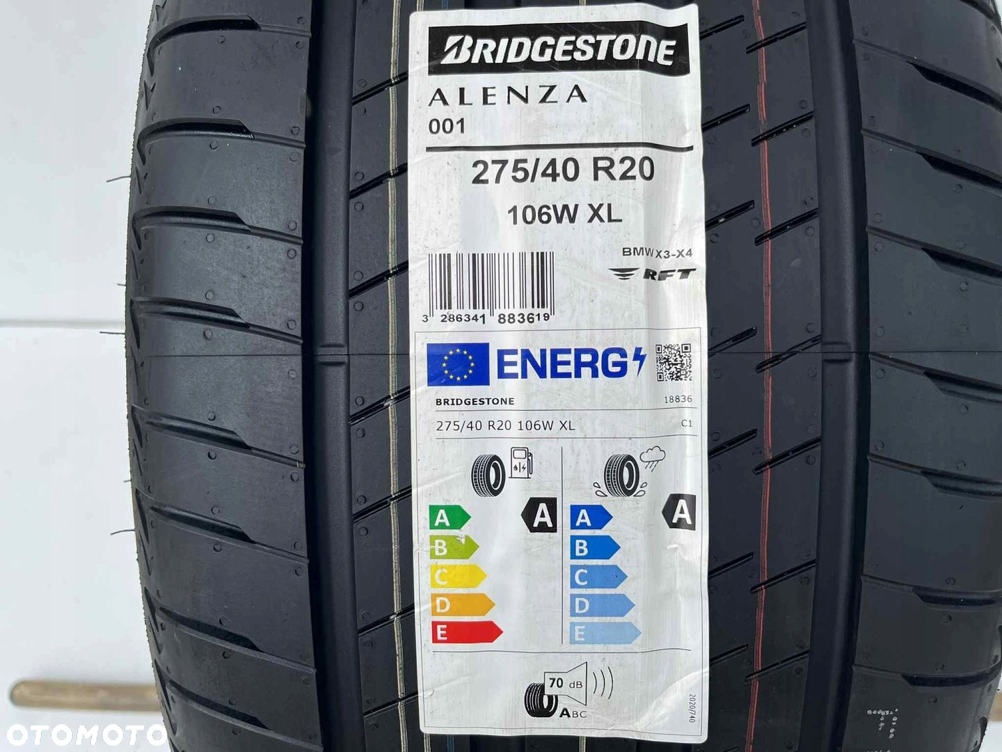 OPONA LETNIE BRIDGESTONE ALENZA 001 275/45/20 106W XL NOWA 2023R - 3