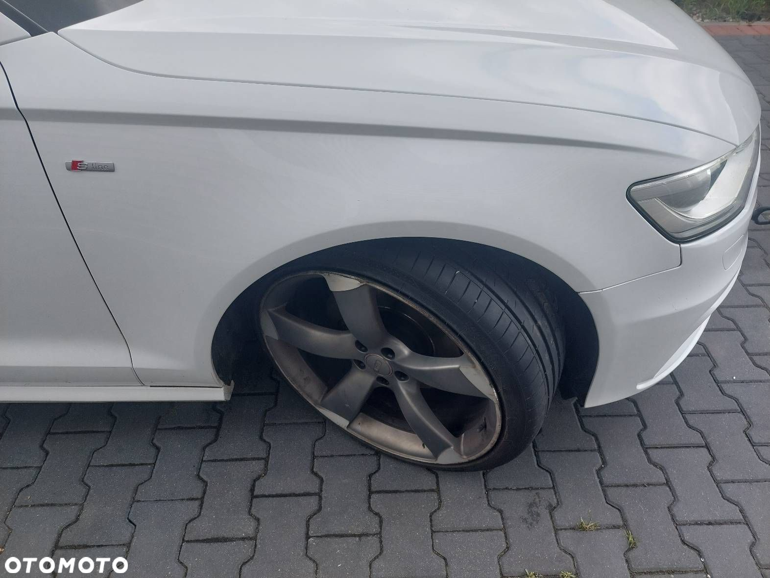 KOMPLETNY PRZÓD MASKA ZDERZAK LAMPA BŁOTNIK S-LINE AUDI A6 C7 LY9C - 11