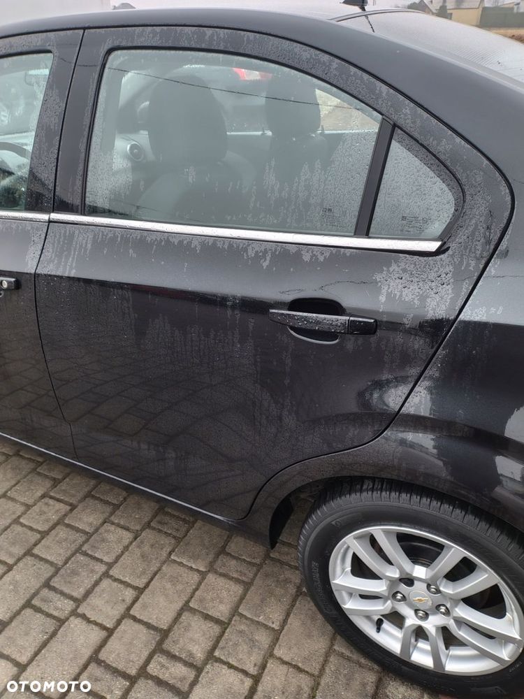 CHEVROLET AVEO II T300 SEDAN DRZWI LEWE TYŁ TYLNE GOŁE - 1