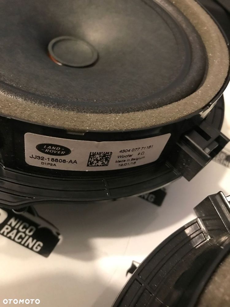 KOMPLET GŁOŚNIKÓW RAMKI DRZWI LAND ROVER L538 - 3